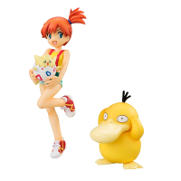 Authentic Pokemon G.E.M. Series PVC Figure -  Misty, Togepi, and Psyduck 10,5cm